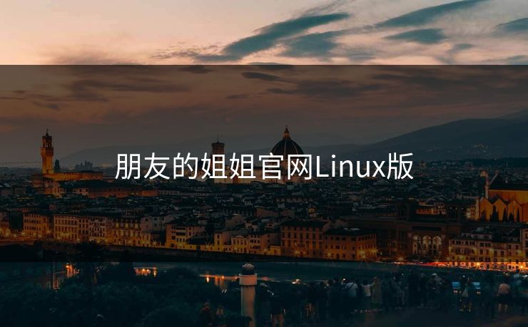朋友的姐姐官网Linux版 朋友的姐姐官网Linux版